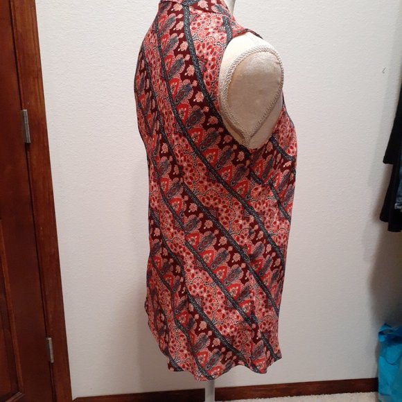 CATO Wraparound and Tie Style Top Shirt Blouse - Size Medium - Picture 3 of 8